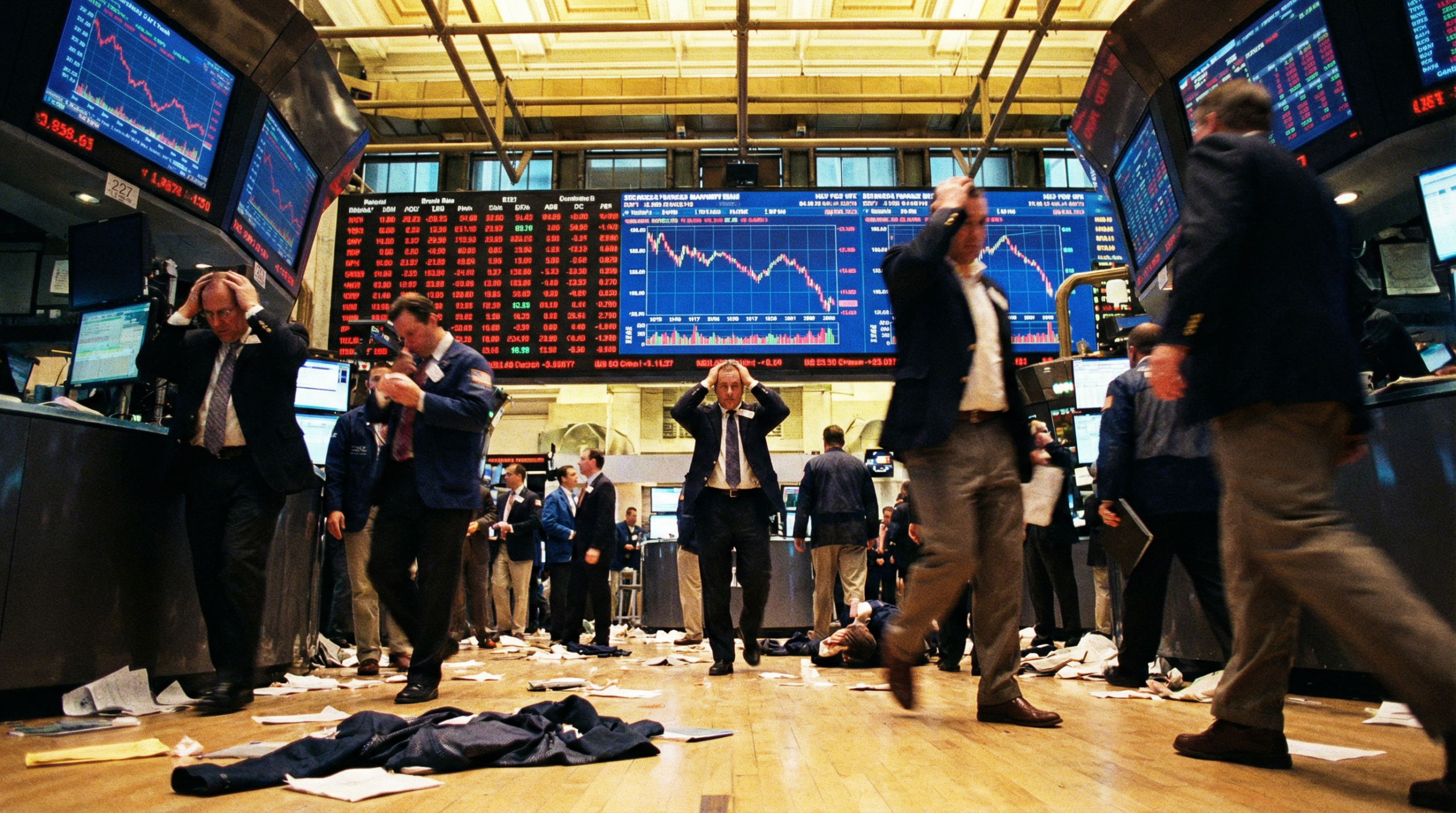 Mercati finanziari in caduta durante la crisi in Medio Oriente